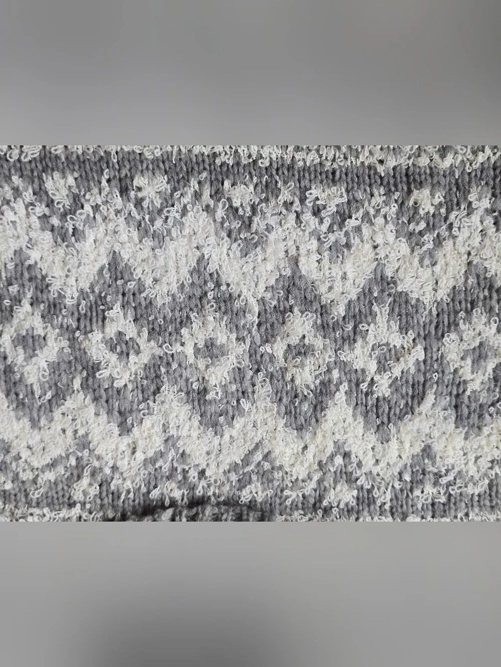 Free People Ragnar Fair Isle Split Cowl Neck Sweater Size Medium